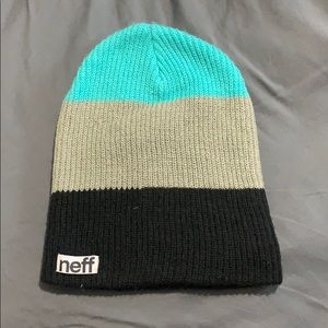 Color block Neff beanie